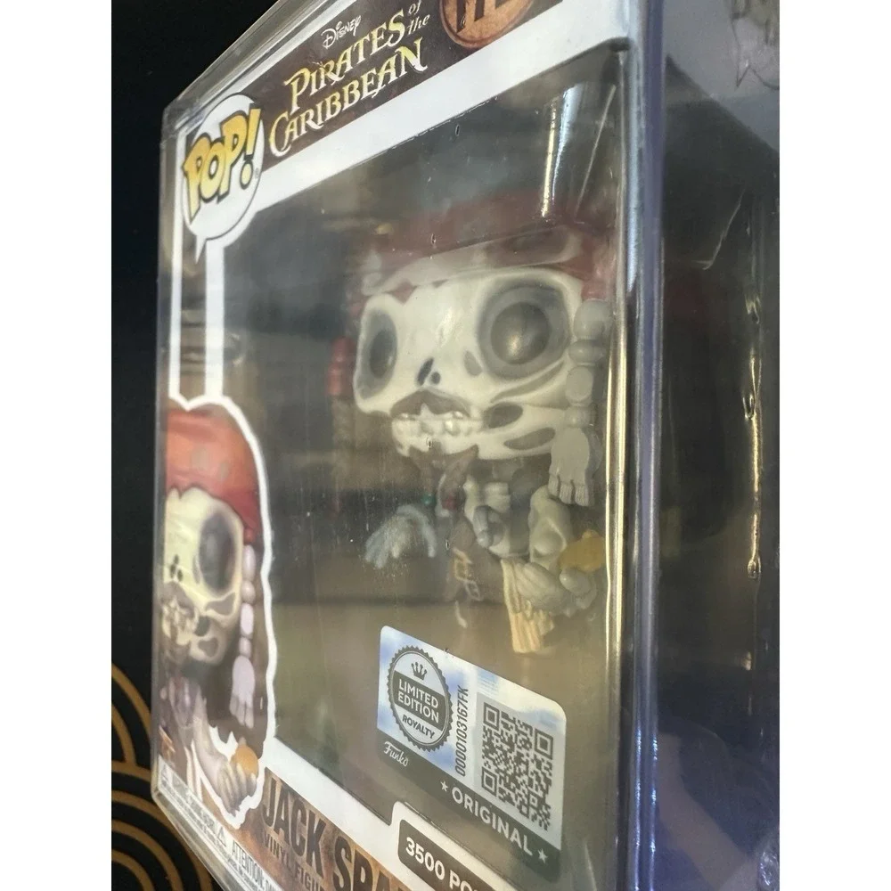 Funko Pop! Pirates Of The Caribbean 1724 Jack Sparrow Skeleton EE LE 3500